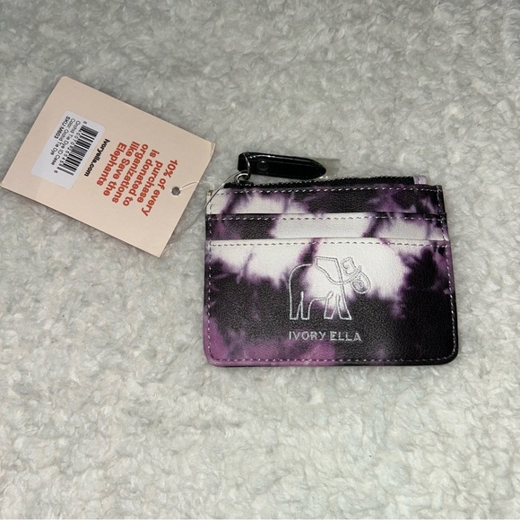 Ivory Ella Orchid Tie Dye ID Case NEW - Picture 2 of 3